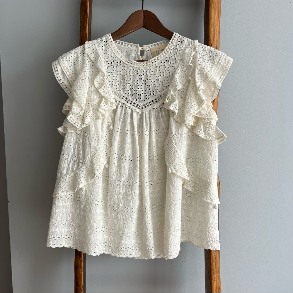Sézane Clarence Blouse, Size 36 (US 4)